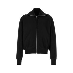 Jil Sander Men Black Wool Cardigan